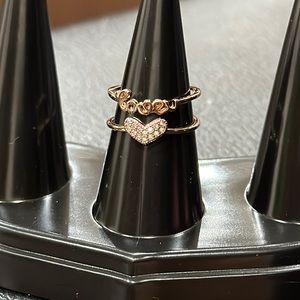 Female Korean Fashion Adjustable Ring Jewelry Gift